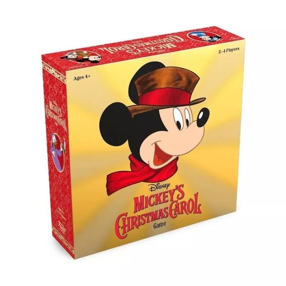 Disney Funko Mickeys Christmas Carol Game 2-4 Players Family Puzzle Adventure - Picture 2 of 8